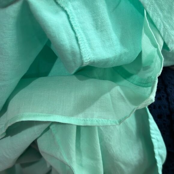 J.Crew Factory Linen Blend Slip Midi dress in sun washed mint NWT size 2 - Picture 14 of 14